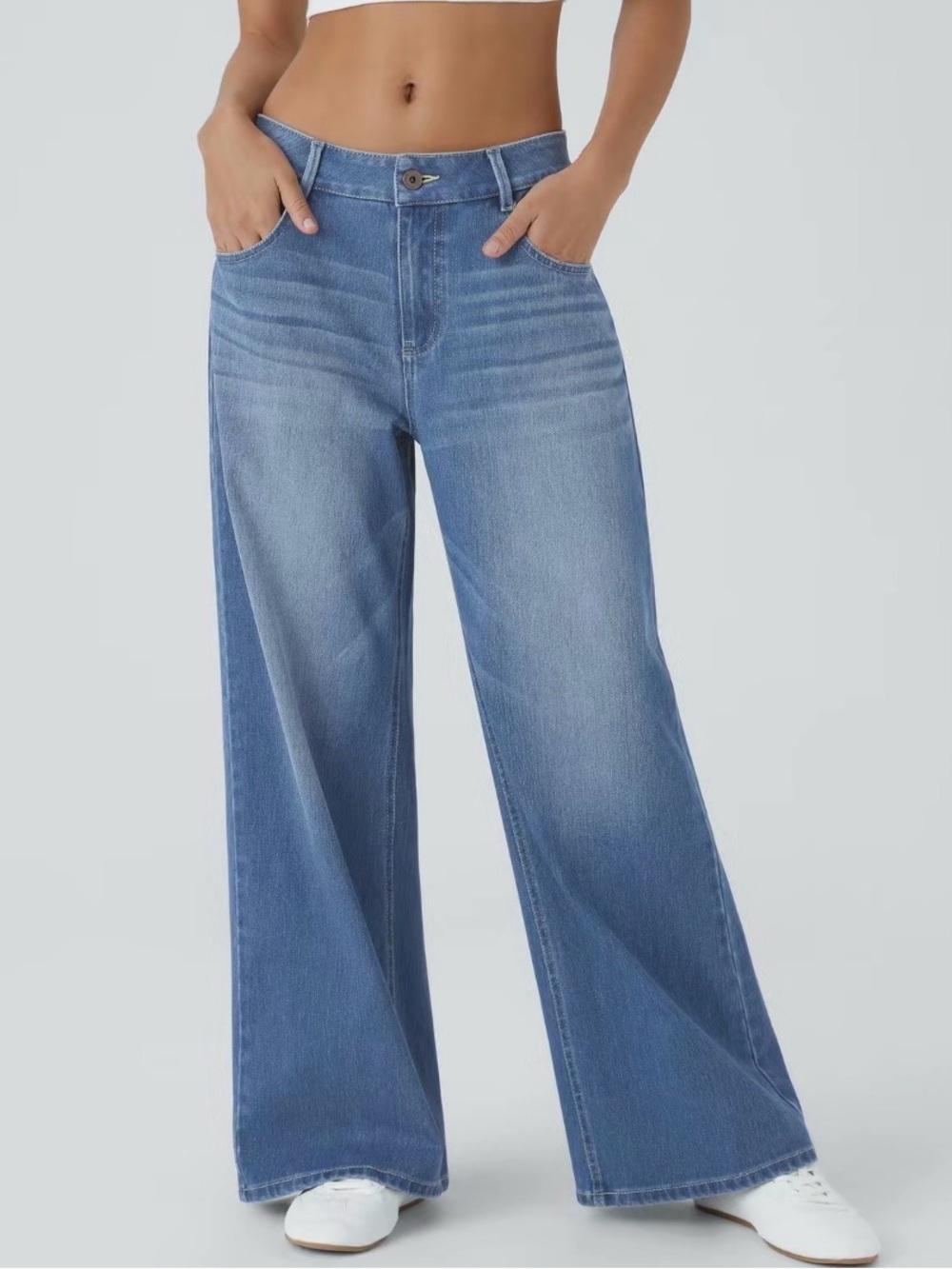 Halara flex denim blue spruce small tall